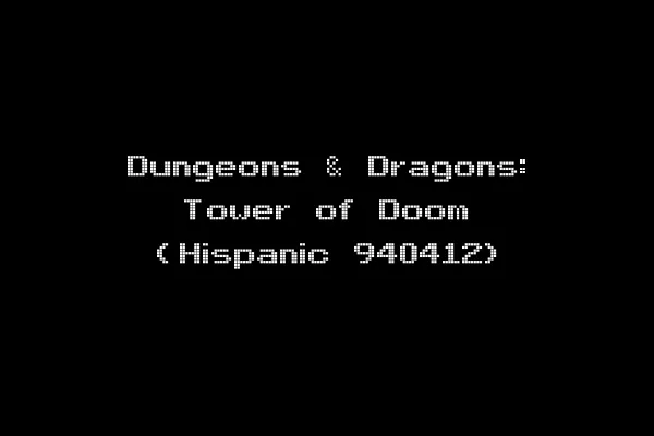 Dungeons & Dragons: Tower of Doom (Hispanic 940412)