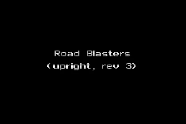 Road Blasters (upright, rev 3)
