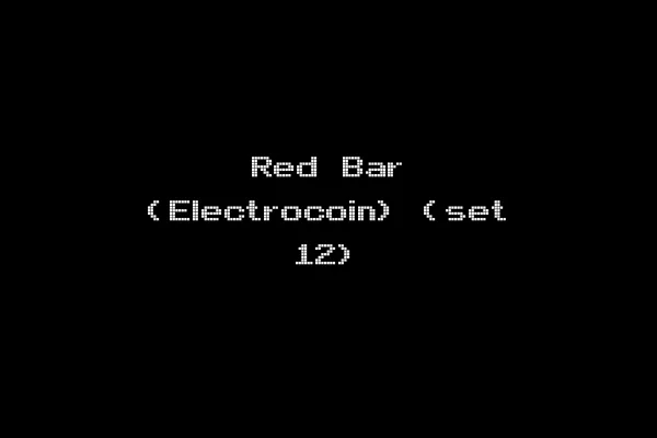 Red Bar (Electrocoin) (set 12)
