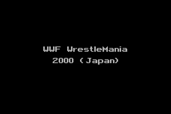 WWF WrestleMania 2000 (Japan)