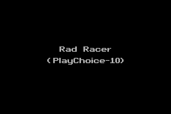 Rad Racer (PlayChoice-10)