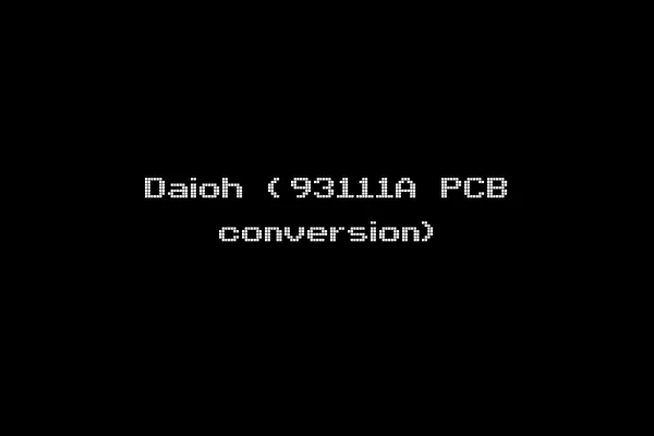 Daioh (93111A PCB conversion)