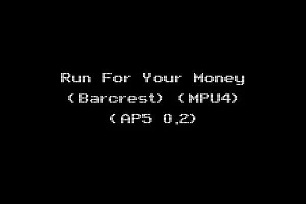 Run For Your Money (Barcrest) (MPU4) (AP5 0.2)