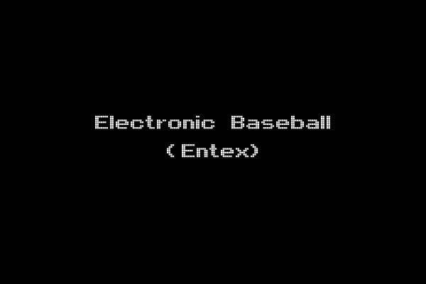 Electronic Baseball (Entex)