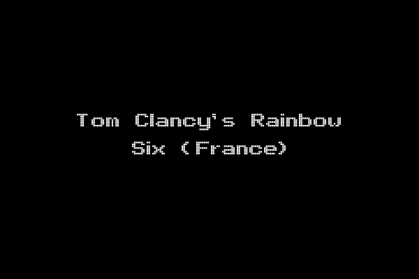 Tom Clancy's Rainbow Six (France)
