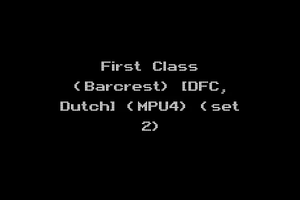 First Class (Barcrest) [DFC, Dutch] (MPU4) (set 2)