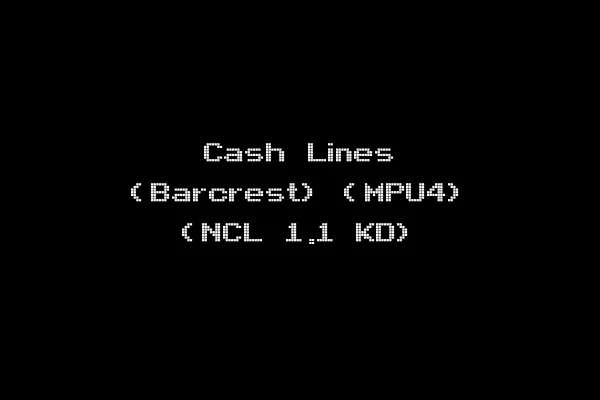 Cash Lines (Barcrest) (MPU4) (NCL 1.1 KD)
