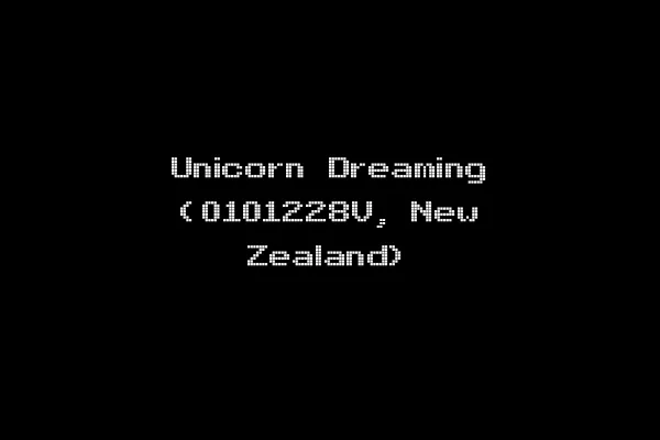 Unicorn Dreaming (0101228V, New Zealand)