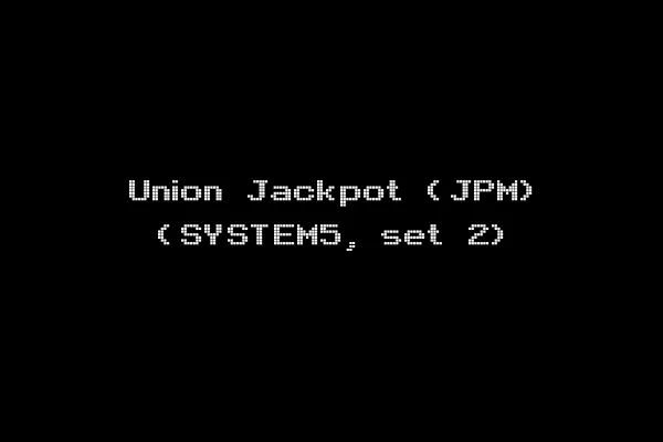 Union Jackpot (JPM) (SYSTEM5, set 2)