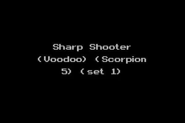Sharp Shooter (Voodoo) (Scorpion 5) (set 1)
