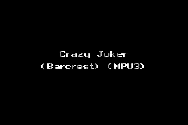 Crazy Joker (Barcrest) (MPU3)
