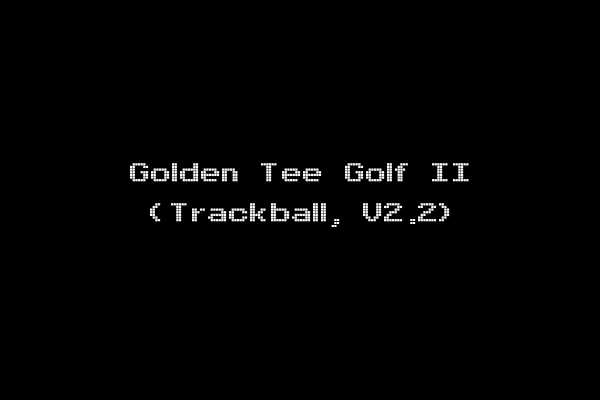 Golden Tee Golf II (Trackball, V2.2)