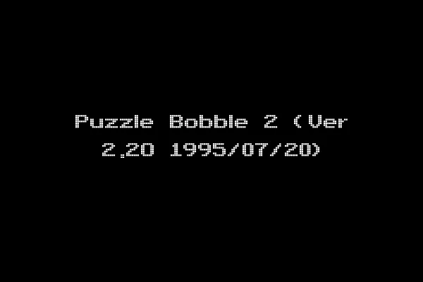 Puzzle Bobble 2 (Ver 2.2O 1995/07/20)