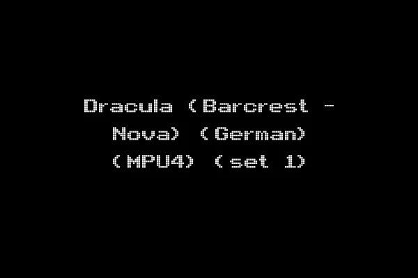 Dracula (Barcrest - Nova) (German) (MPU4) (set 1)