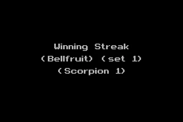 Winning Streak (Bellfruit) (set 1) (Scorpion 1)