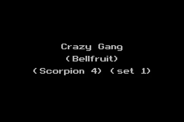 Crazy Gang (Bellfruit) (Scorpion 4) (set 1)