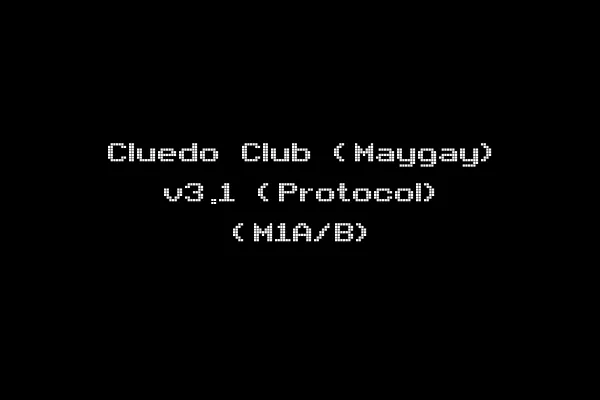 Cluedo Club (Maygay) v3.1 (Protocol) (M1A/B)