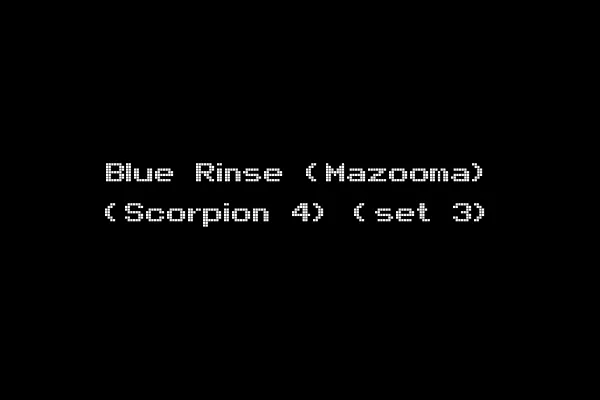 Blue Rinse (Mazooma) (Scorpion 4) (set 3)