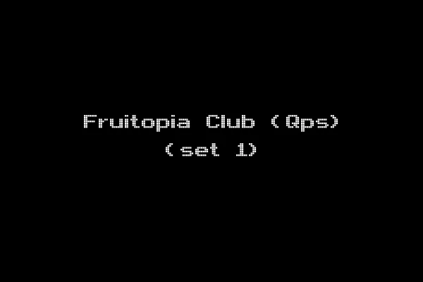 Fruitopia Club (Qps) (set 1)