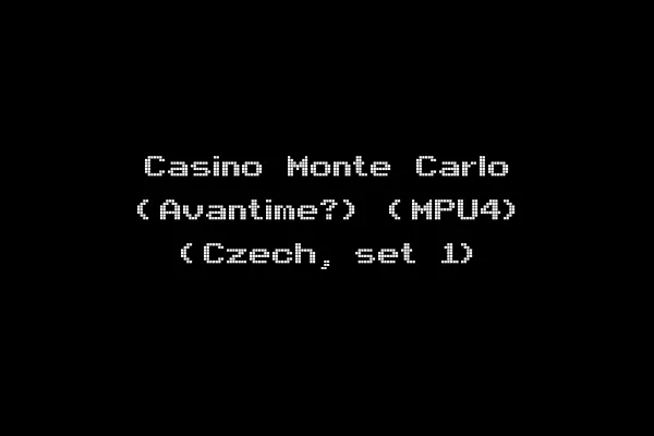 Casino Monte Carlo (Avantime?) (MPU4) (Czech, set 1)