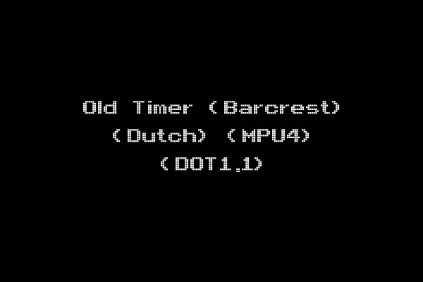 Old Timer (Barcrest) (Dutch) (MPU4) (DOT1.1)