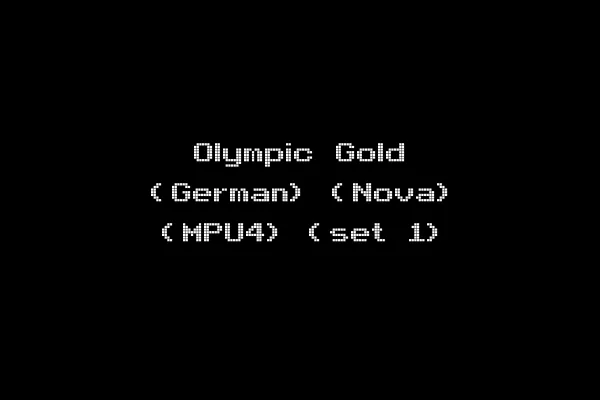 Olympic Gold (German) (Nova) (MPU4) (set 1)