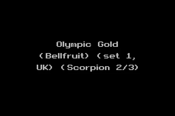 Olympic Gold (Bellfruit) (set 1, UK) (Scorpion 2/3)