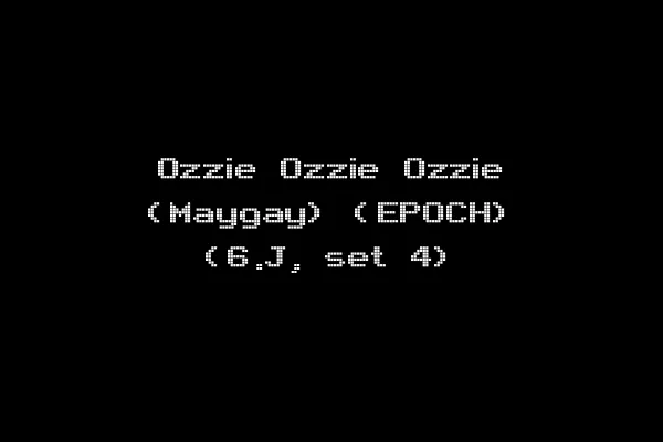 Ozzie Ozzie Ozzie (Maygay) (EPOCH) (6.J, set 4)