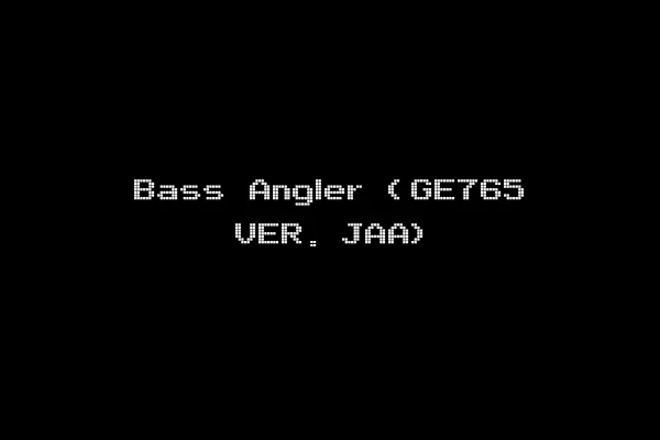 Bass Angler (GE765 VER. JAA)