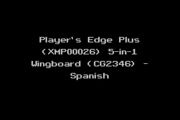 Player's Edge Plus (XMP00026) 5-in-1 Wingboard (CG2346) - Spanish
