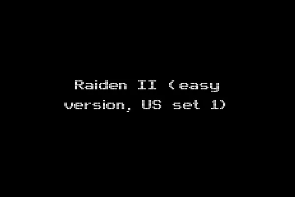 Raiden II (easy version, US set 1)