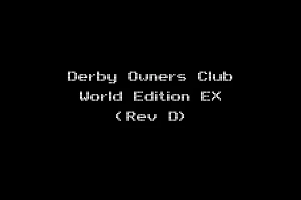 Derby Owners Club World Edition EX (Rev D)