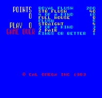 Cal Omega - Game 17.2 (Double Double Poker)