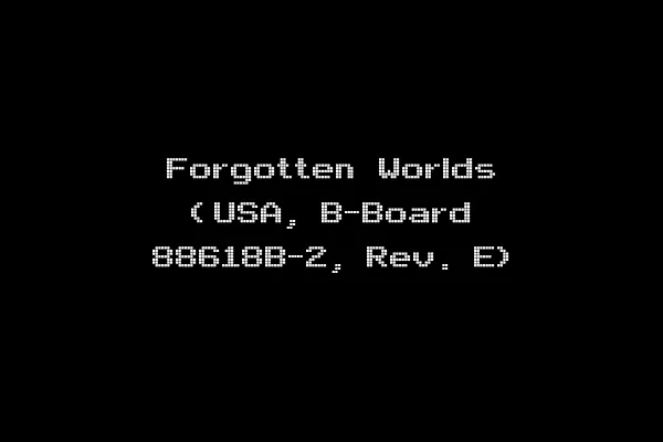 Forgotten Worlds (USA, B-Board 88618B-2, Rev. E)