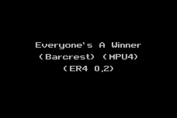 Everyone's A Winner (Barcrest) (MPU4) (ER4 0.2)