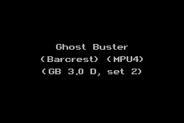 Ghost Buster (Barcrest) (MPU4) (GB 3.0 D, set 2)