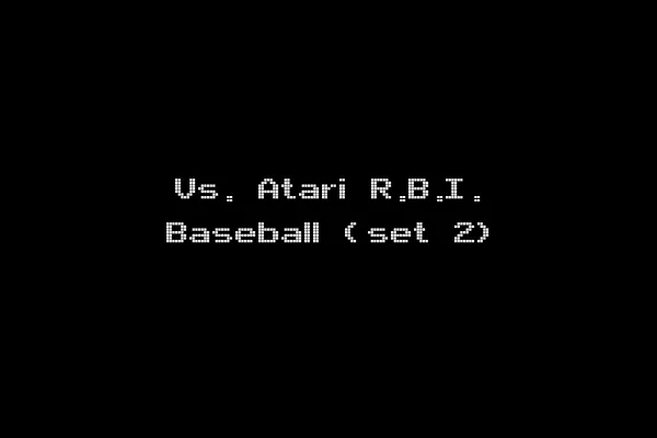 Vs. Atari R.B.I. Baseball (set 2)