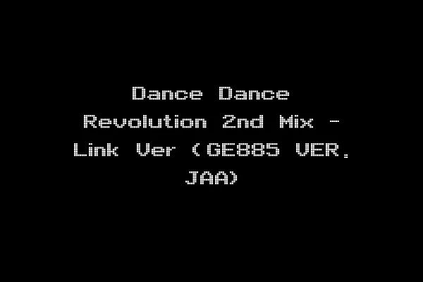 Dance Dance Revolution 2nd Mix - Link Ver (GE885 VER. JAA)