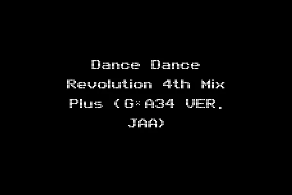 Dance Dance Revolution 4th Mix Plus (G*A34 VER. JAA)