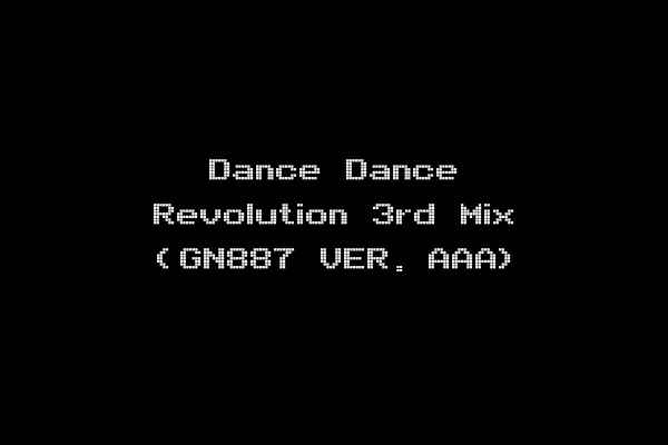 Dance Dance Revolution 3rd Mix (GN887 VER. AAA)