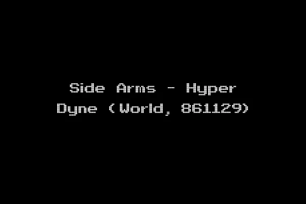 Side Arms - Hyper Dyne (World, 861129)