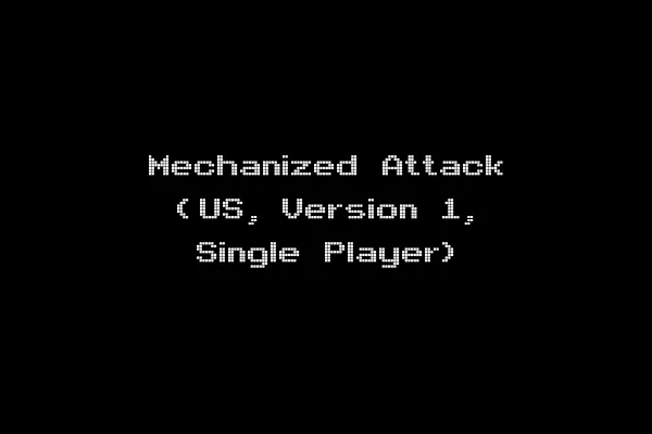 Mechanized Attack (US, Version 1, Single Player)