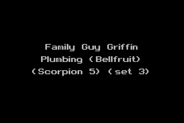 Family Guy Griffin Plumbing (Bellfruit) (Scorpion 5) (set 3)