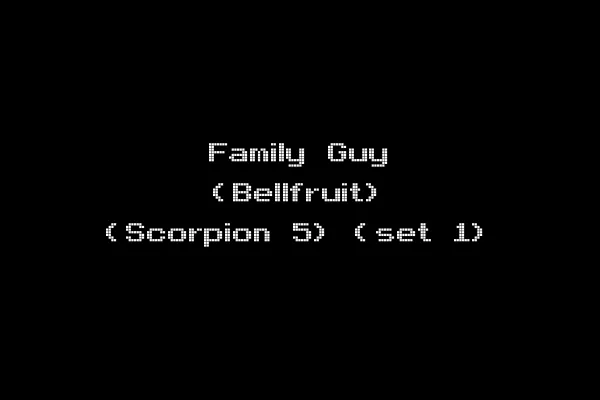 Family Guy (Bellfruit) (Scorpion 5) (set 1)