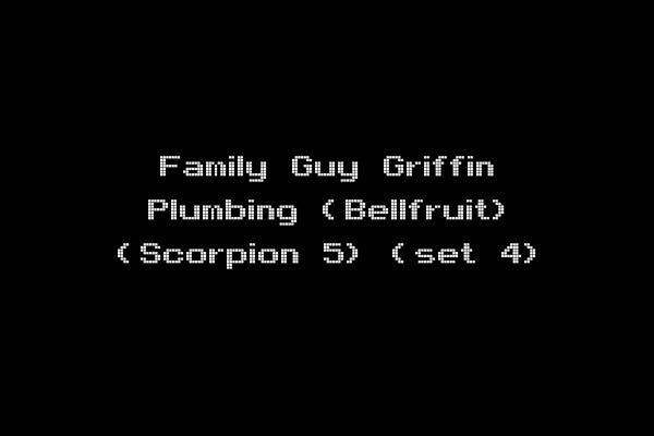 Family Guy Griffin Plumbing (Bellfruit) (Scorpion 5) (set 4)