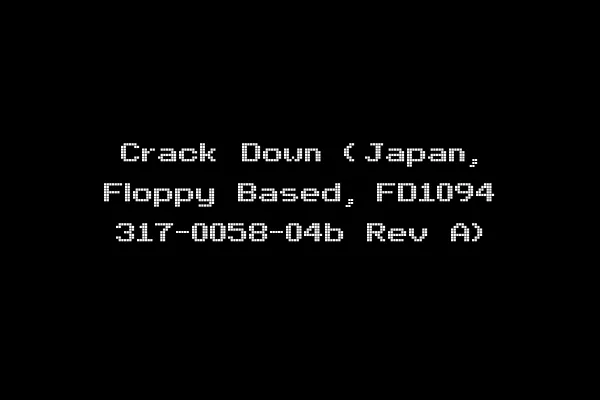 Crack Down (Japan, Floppy Based, FD1094 317-0058-04b Rev A)