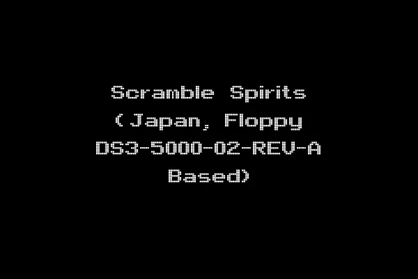 Scramble Spirits (Japan, Floppy DS3-5000-02-REV-A Based)
