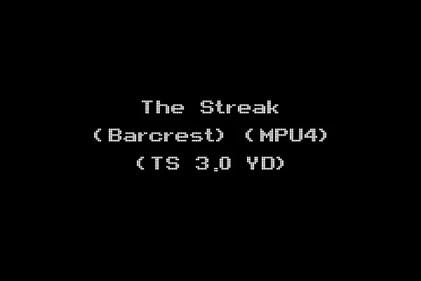 The Streak (Barcrest) (MPU4) (TS 3.0 YD)
