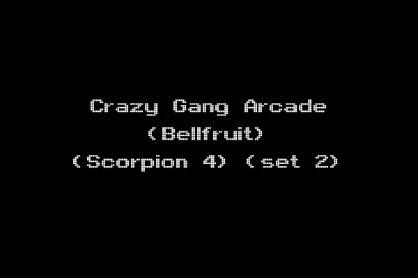 Crazy Gang Arcade (Bellfruit) (Scorpion 4) (set 2)