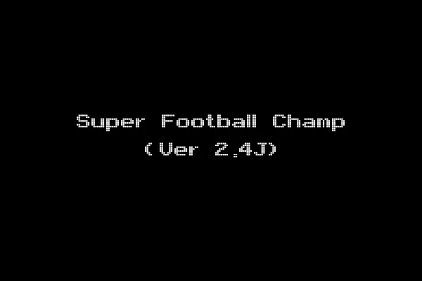 Super Football Champ (Ver 2.4J)
